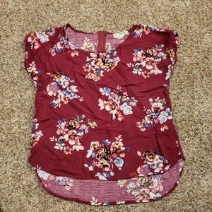 Women's Pink Republic Floral Top